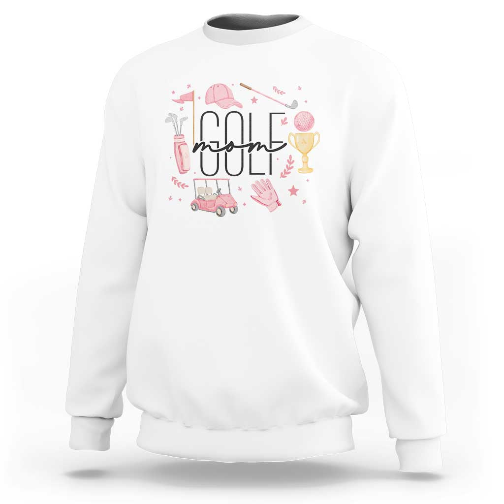 Golf Mom Life Proud Sweatshirt Sports Lover Gift - Wonder Print Shop