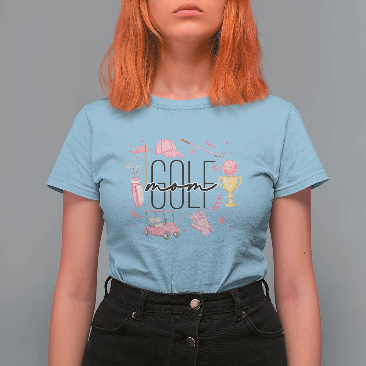 Golf Mom Life Proud T Shirt For Women Sports Lover Gift - Wonder Print Shop
