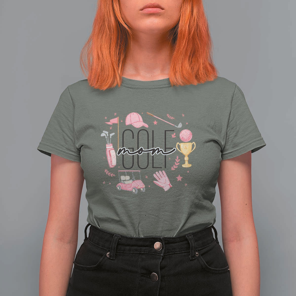 Golf Mom Life Proud T Shirt For Women Sports Lover Gift - Wonder Print Shop
