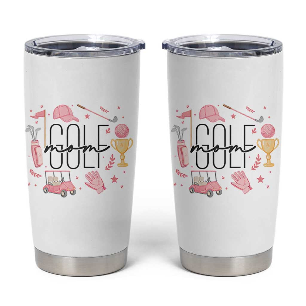 Golf Mom Life Proud Tumbler Cup Sports Lover Gift - Wonder Print Shop