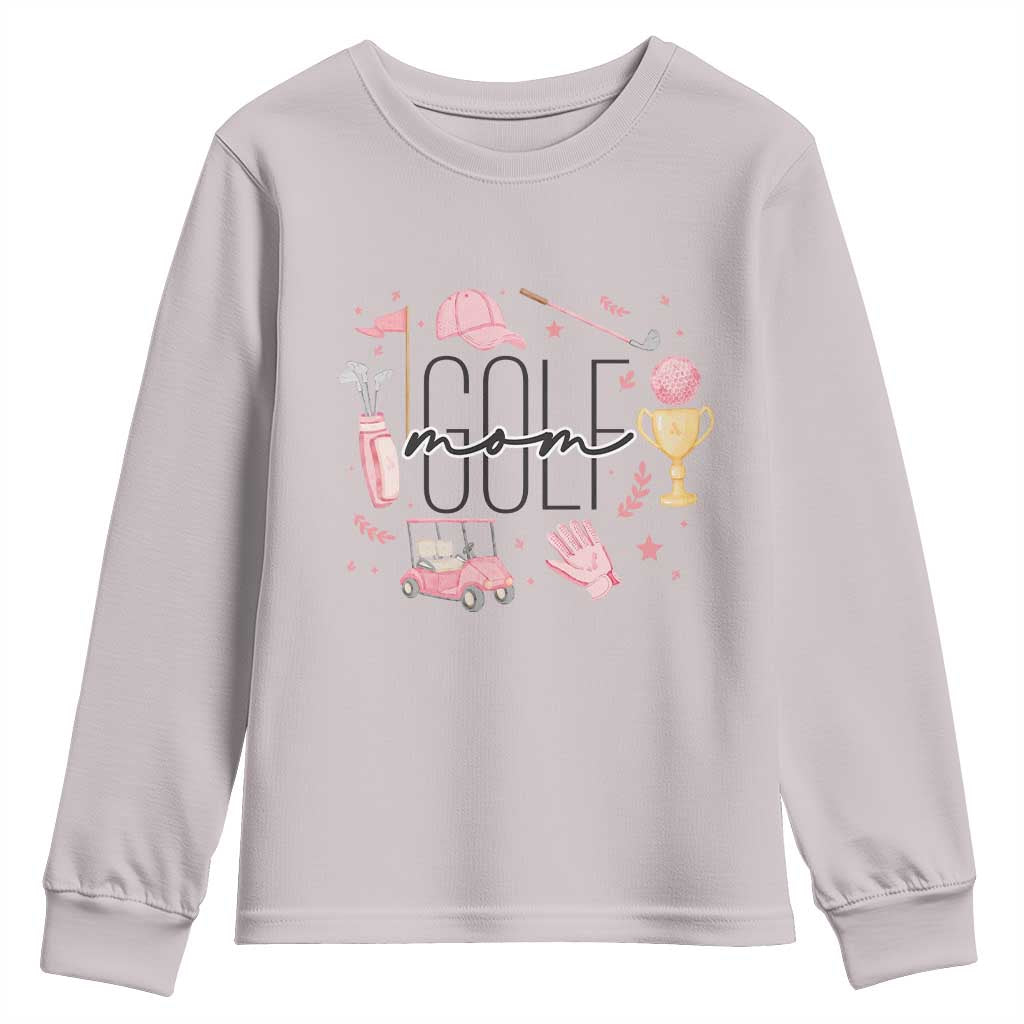 Golf Mom Life Proud Youth Sweatshirt Sports Lover Gift - Wonder Print Shop