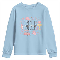 Golf Mom Life Proud Youth Sweatshirt Sports Lover Gift - Wonder Print Shop
