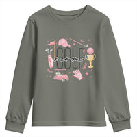 Golf Mom Life Proud Youth Sweatshirt Sports Lover Gift - Wonder Print Shop