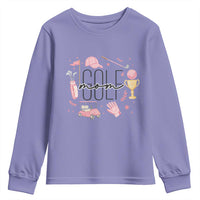 Golf Mom Life Proud Youth Sweatshirt Sports Lover Gift - Wonder Print Shop