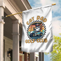 Cat Dad Golf Club Garden Flag Funny Sports Lover Gift - Wonder Print Shop