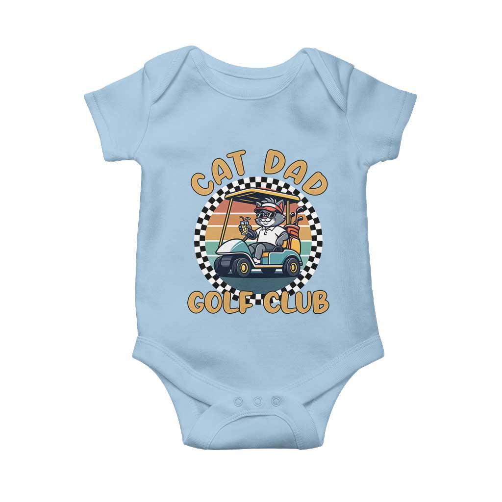 Cat Dad Golf Club Baby Onesie Funny Sports Lover Gift - Wonder Print Shop