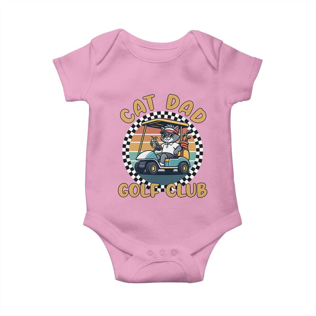 Cat Dad Golf Club Baby Onesie Funny Sports Lover Gift - Wonder Print Shop