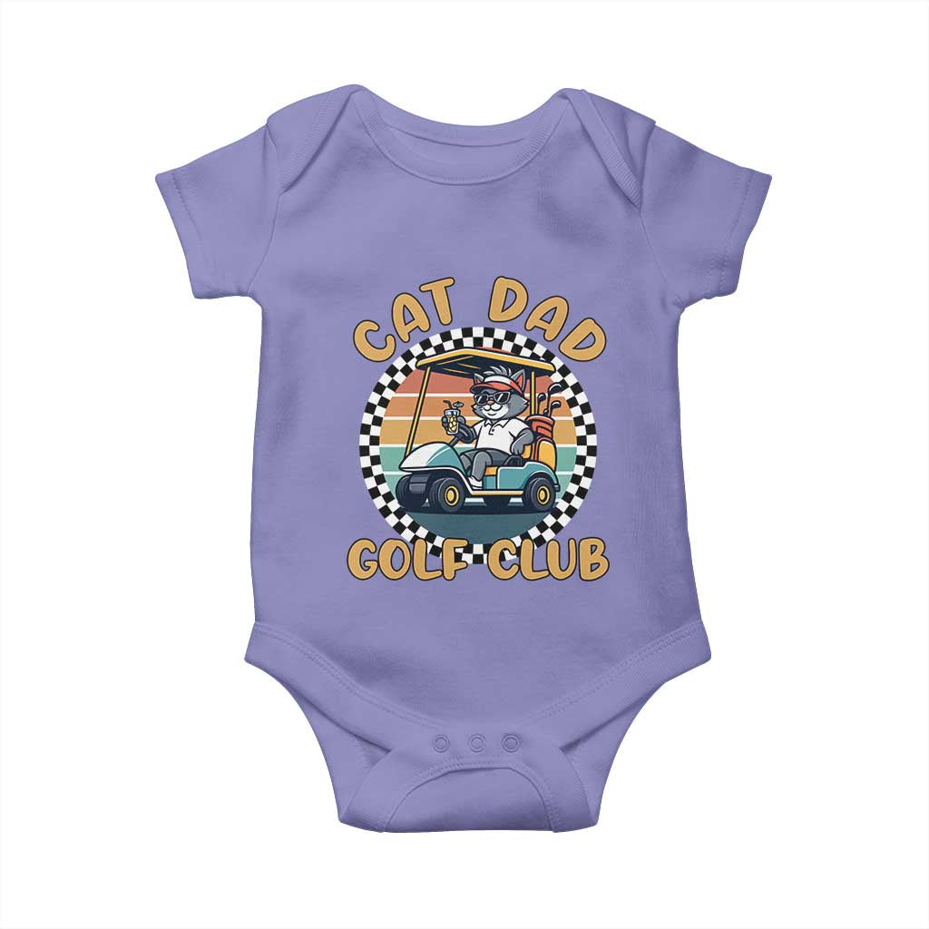 Cat Dad Golf Club Baby Onesie Funny Sports Lover Gift - Wonder Print Shop