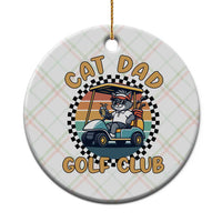 Cat Dad Golf Club Ceramic Ornament Funny Sports Lover Gift - Wonder Print Shop