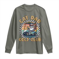 Cat Dad Golf Club Long Sleeve Shirt Funny Sports Lover Gift - Wonder Print Shop