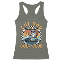 Cat Dad Golf Club Racerback Tank Top Funny Sports Lover Gift - Wonder Print Shop