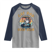 Cat Dad Golf Club Raglan Shirt Funny Sports Lover Gift - Wonder Print Shop