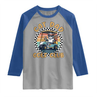 Cat Dad Golf Club Raglan Shirt Funny Sports Lover Gift - Wonder Print Shop