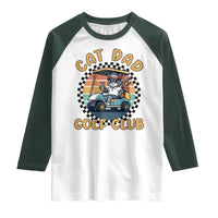 Cat Dad Golf Club Raglan Shirt Funny Sports Lover Gift - Wonder Print Shop