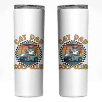 Cat Dad Golf Club Skinny Tumbler Funny Sports Lover Gift - Wonder Print Shop