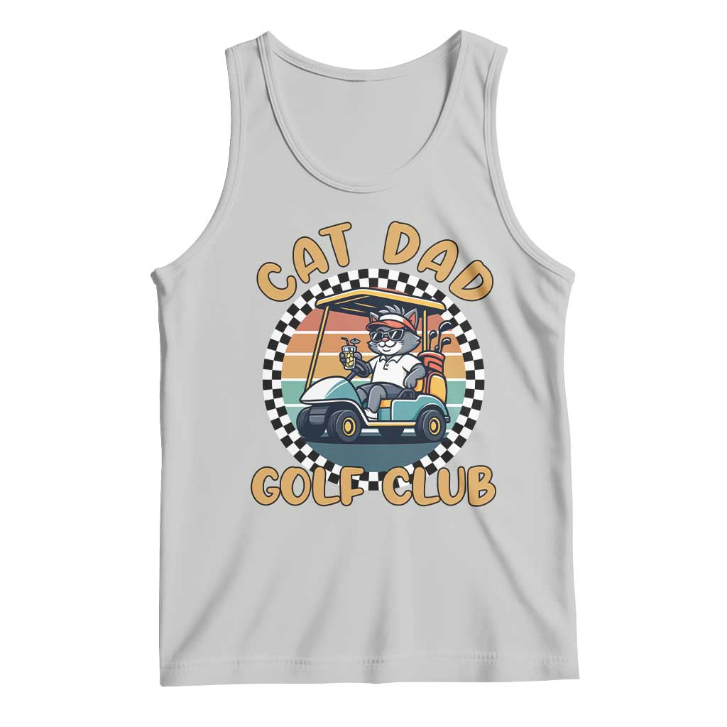 Cat Dad Golf Club Tank Top Funny Sports Lover Gift - Wonder Print Shop