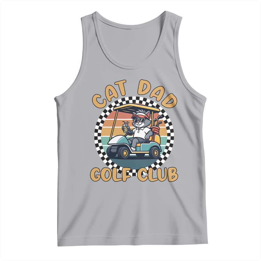 Cat Dad Golf Club Tank Top Funny Sports Lover Gift - Wonder Print Shop