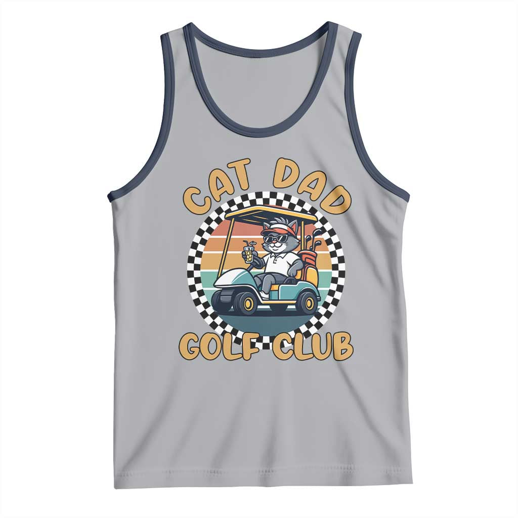 Cat Dad Golf Club Tank Top Funny Sports Lover Gift - Wonder Print Shop