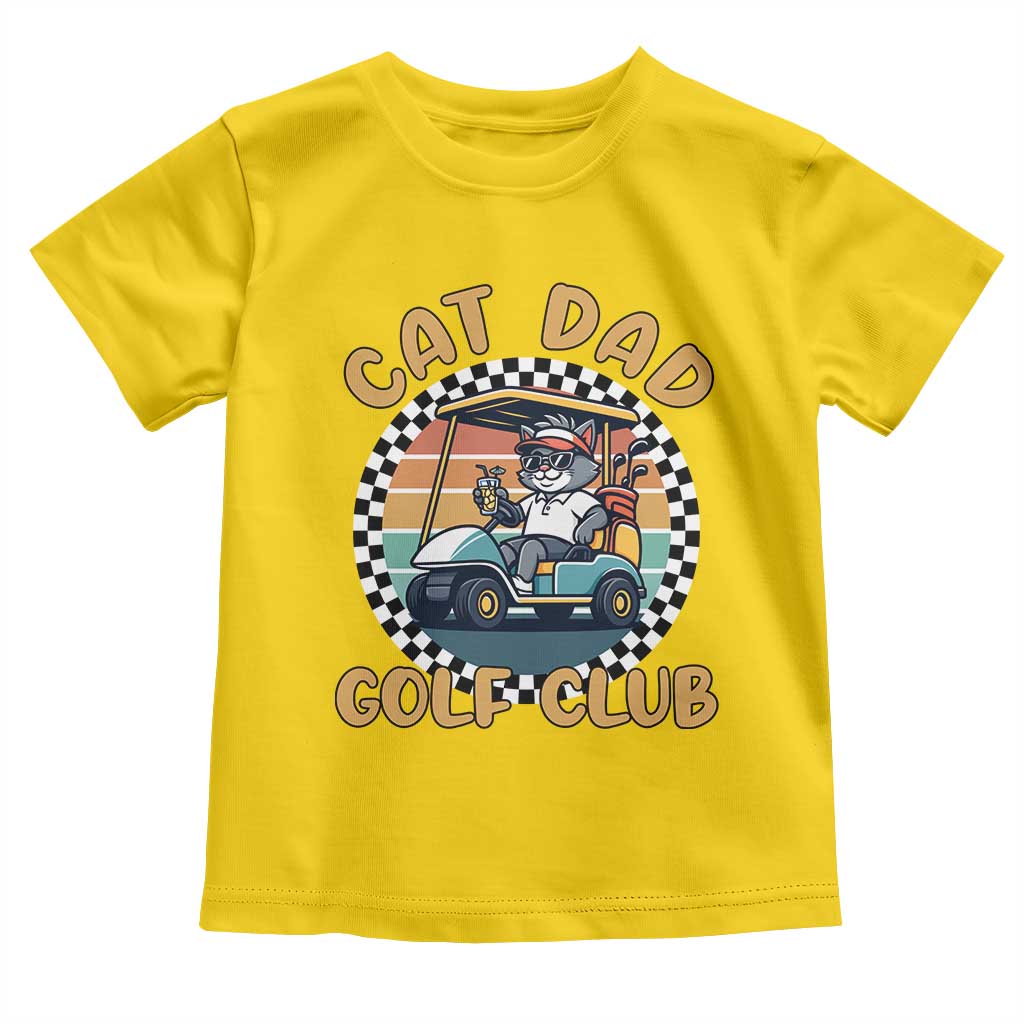 Cat Dad Golf Club Toddler T Shirt Funny Sports Lover Gift - Wonder Print Shop
