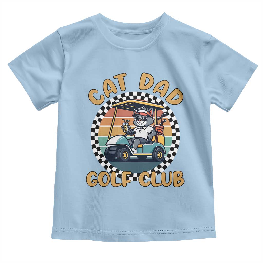 Cat Dad Golf Club Toddler T Shirt Funny Sports Lover Gift - Wonder Print Shop