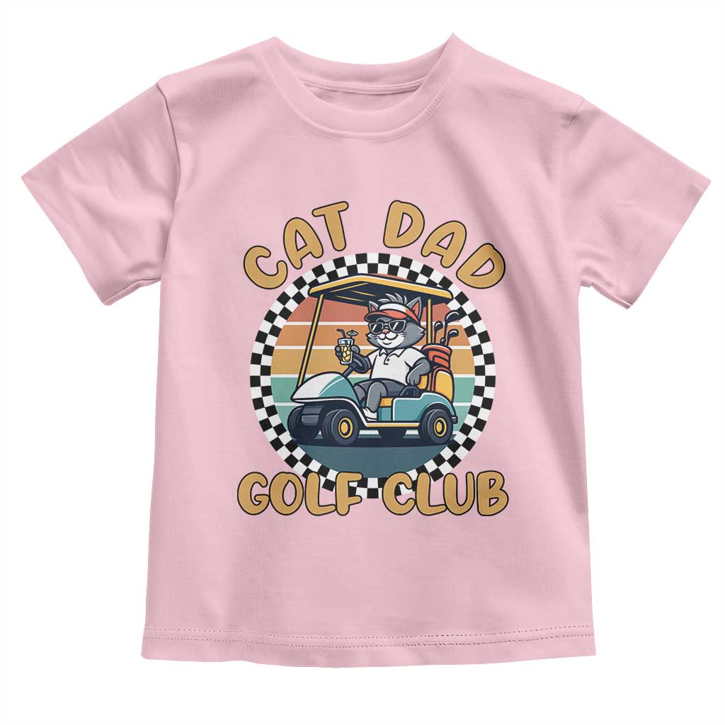 Cat Dad Golf Club Toddler T Shirt Funny Sports Lover Gift - Wonder Print Shop
