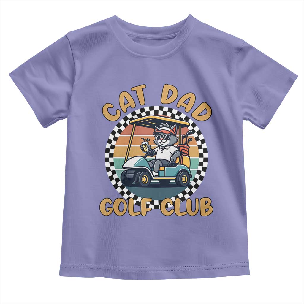 Cat Dad Golf Club Toddler T Shirt Funny Sports Lover Gift - Wonder Print Shop