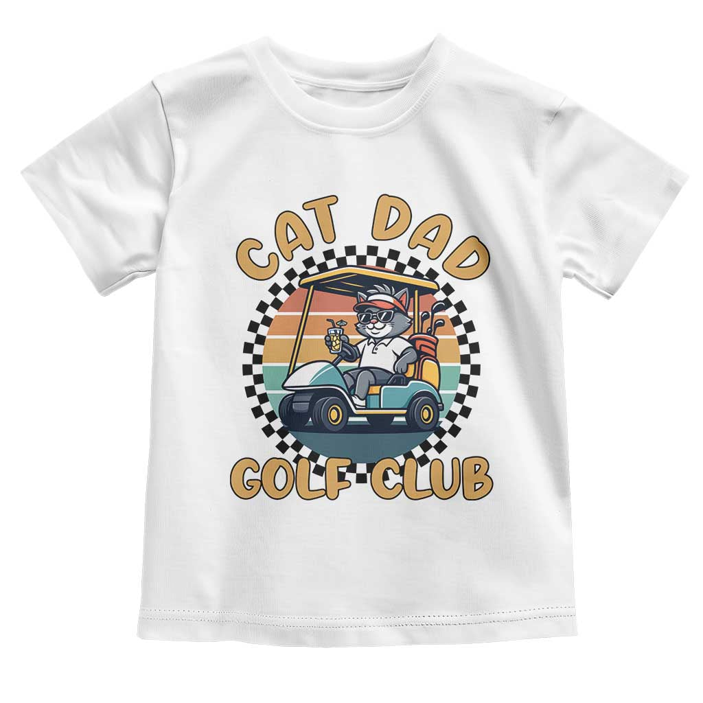 Cat Dad Golf Club Toddler T Shirt Funny Sports Lover Gift - Wonder Print Shop