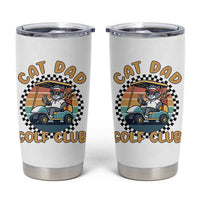 Cat Dad Golf Club Tumbler Cup Funny Sports Lover Gift - Wonder Print Shop