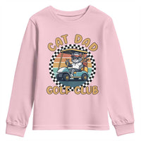 Cat Dad Golf Club Youth Sweatshirt Funny Sports Lover Gift - Wonder Print Shop