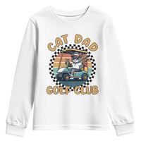 Cat Dad Golf Club Youth Sweatshirt Funny Sports Lover Gift - Wonder Print Shop