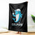 Golphin Dolphin Pun Throw Blanket Funny Golf Gift - Wonder Print Shop