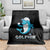 Golphin Dolphin Pun Throw Blanket Funny Golf Gift - Wonder Print Shop