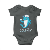 Golphin Dolphin Pun Baby Onesie Funny Golf Gift - Wonder Print Shop