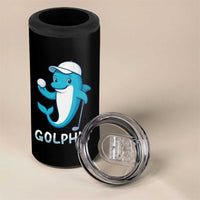 Golphin Dolphin Pun 4 in 1 Can Cooler Tumbler Funny Golf Gift - Wonder Print Shop