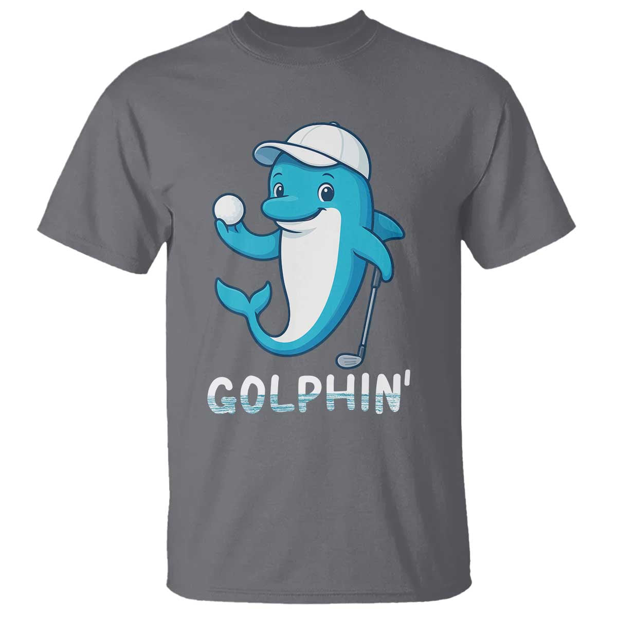 Golphin Dolphin Pun T Shirt Funny Golf Gift - Wonder Print Shop