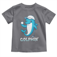 Golphin Dolphin Pun Toddler T Shirt Funny Golf Gift - Wonder Print Shop
