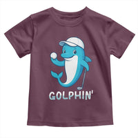Golphin Dolphin Pun Toddler T Shirt Funny Golf Gift - Wonder Print Shop