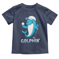 Golphin Dolphin Pun Toddler T Shirt Funny Golf Gift - Wonder Print Shop