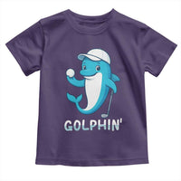 Golphin Dolphin Pun Toddler T Shirt Funny Golf Gift - Wonder Print Shop
