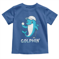 Golphin Dolphin Pun Toddler T Shirt Funny Golf Gift - Wonder Print Shop