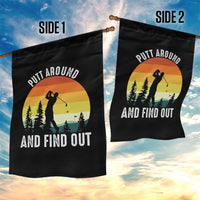 Funny Golf Quote Garden Flag Putt Around And Find Out - Wonder Print Shop