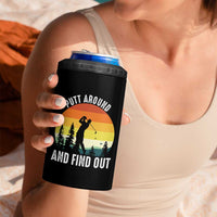 Funny Golf Quote 4 in 1 Can Cooler Tumbler Putt Around And Find Out - Wonder Print Shop