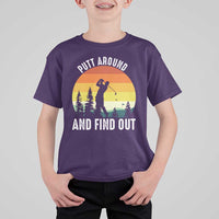 Funny Golf Quote T Shirt For Kid Putt Around And Find Out - Wonder Print Shop