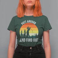 Funny Golf Quote T Shirt For Women Putt Around And Find Out - Wonder Print Shop