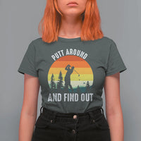 Funny Golf Quote T Shirt For Women Putt Around And Find Out - Wonder Print Shop