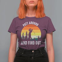 Funny Golf Quote T Shirt For Women Putt Around And Find Out - Wonder Print Shop