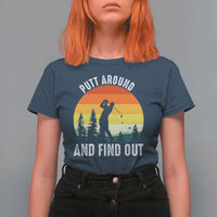 Funny Golf Quote T Shirt For Women Putt Around And Find Out - Wonder Print Shop