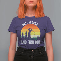 Funny Golf Quote T Shirt For Women Putt Around And Find Out - Wonder Print Shop