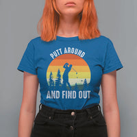 Funny Golf Quote T Shirt For Women Putt Around And Find Out - Wonder Print Shop