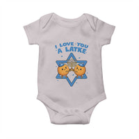 Funny Hanukkah Baby Onesie I Love You A Latke Gift - Wonder Print Shop
